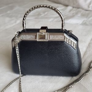 Vintage Rhinestone Clutch Crossbody handbag
